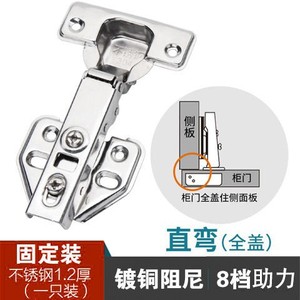 Bisagra de puerta de gabinete personalizada de superposición completa con amortiguación hidráulica de cierre suave de 1.2MM para accesorios de muebles de cocina, venta al por mayor de fábrica - Product Image 5