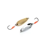 1 OUTKIT Mini leurre de pêche 2.5g3.5g cuillère métal leurres Spinnerbait Minnow petit poisson simple crochet gabarit flux truite appâts Pesca chaud