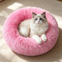 Lit pour chien et chat, solide, luxueux, moderne, forme élégante, amovible, lavable en machine, rembourrage en polyester durable, confortable, toutes saisons