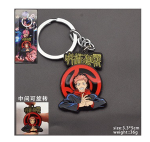 3 Design di fabbrica nuovo Itadori Yuji Satoru Gojo Fushiguro Megumi Anime portachiavi in metallo logo personalizzato cartoni animati giocattoli portachiavi Relax per bambini - Product Image 5
