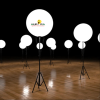 Ballon gonflable Aurora pour l'extérieur, éclairage LED pour fête, publicité, trépied, impression numérique, ventilateur intégré, étanche, résistant aux intempéries