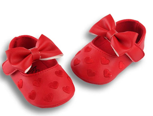 Zapatos de Bebé Bordados con <span class=keywords><strong>Amor</strong></span> Clásico, Zapatos de Suela Suave para Niños Pequeños, Zapatos Versátiles de Princesa para Bebé - Product Image 4