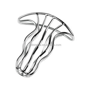 Dongkai Vente chaude aux États-Unis Gourd Hollow Anal Plug Sex Games Toy en acier inoxydable pour femme et homme, bouchon anal durable et élégant - Product Image 4