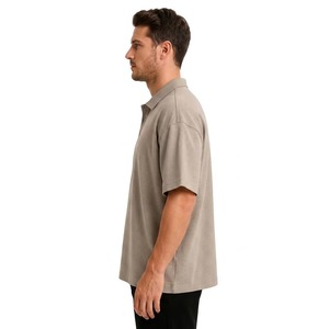 Camisetas Polo Extra Grandes con Logotipo Personalizado OEM, Camisetas Polo de Rugby para Hombre, Estampadas, de Verano, Casuales, con Hombros Caídos - Product Image 4