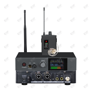 Low Latency AC-300 UHF <b>Wireless</b> Stereo In Ear Monitor Professional Single Channel 50-70M Range for Band Shows Stage Performance - Product Image 2