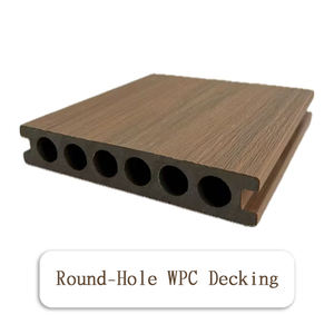 Plancher en WPC <span class=keywords><strong>Ipe</strong></span> innovant à sept trous, technologie de surface co-extrudée, installation facile à clipser, écologique, antidérapant pour un style moderne - Product Image 2