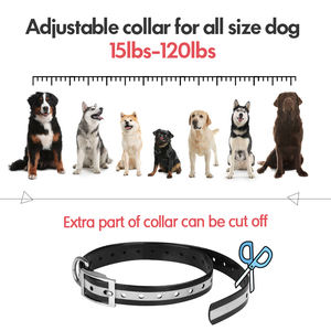 Collar de choque para entrenamiento de perros, dispositivo de descargas eléctricas recargable por USB, resistente al agua, con control remoto, entrega rápida - Product Image 6