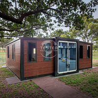 Meilleure Vente Prix Bas Maison Conteneur Modulaire Extensible en Acier de 20 Pieds, Appartement Préfabriqué Moderne à Deux Chambres