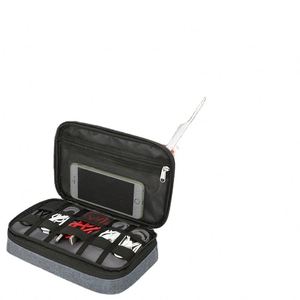 Organisateur de voyage électronique BSCI, étui étanche pour accessoires électroniques, portable, double couche, bien organisé, pour câbles - Product Image 1