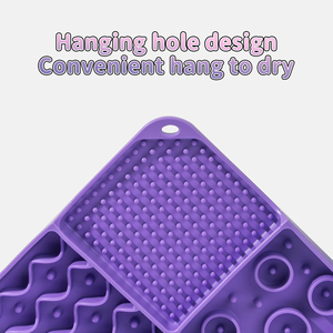 Tapis de léchage et gamelle puzzle 2-en-1 premium pour chien, en silicone de qualité alimentaire, carré, couleur personnalisable, pour usage intérieur - Product Image 4