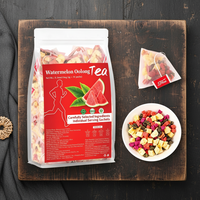Kantong Teh Bunga Oolong Semangka Campuran Teh Herbal Alami untuk Kesehatan Meningkatkan Energi Meningkatkan Pencernaan