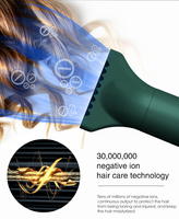 Sèche-cheveux électrique ionique négatif professionnel en gros pour salon, 1000W 1600W 2000W, moteur CC, chaud et froid, concentrateur