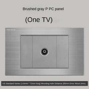 Prises et fiches murales avancées pour appareils ménagers, TV, LAN, satellite, ordinateur, série 118 - Product Image 2