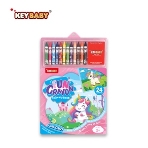 Keybaby Khổng Lồ Màu Cuốn Sách Màu Sắc Bằng Số Màu Cuốn Sách In Ấn Dày Giấy Với 12Pcs Dày Bút Chì Màu - Product Image 2