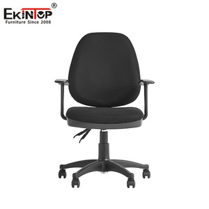 Silla de Oficina Zhongqirun Negra, Silla de Escritorio Giratoria con Altura Ajustable y Reposabrazos para Uso en el Hogar y por Estudiantes - Product Image 5