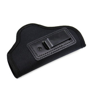 米国のベストセラー最高品質のウエストバンドキャリー隠しナイロンホルスター、メタルクリップホルスター付きガンタクティックベルトバッグブラック - Product Image 3