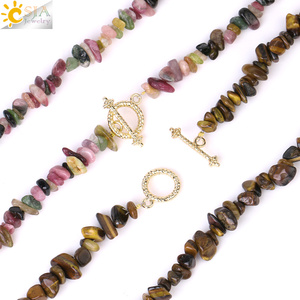 <span class=keywords><strong>Collana</strong></span> Choker Bohémien CSJA con Perline di Pietre Preziose Naturali, <span class=keywords><strong>Acquamarina</strong></span> e Ametista, Cristalli Curativi, Collane Estive per Ragazze Adolescenti H153 - Product Image 5