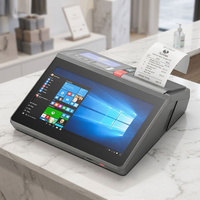 Sistema POS con Impresora, Escáner, MSR, RFID, Opciones de Batería, Pantalla de 11.6 Pulgadas, Windows 10 Pro, Caja Registradora de Mostrador
