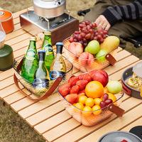 Fruitplateau Groothandel Simpel en Modieus Fruitplateau Huishoudelijk Hoge Kwaliteit Buiten Transparant Handvat Fruitmand