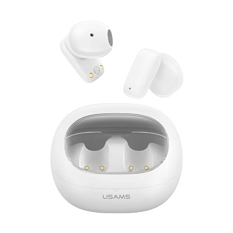 USams TD22 Nhỏ Nhất Earbuds Không Dây Stereo Tai Nghe Âm Nhạc Thời Gian Bluetooth5.3 TWS Earbuds Không Dây Earbuds