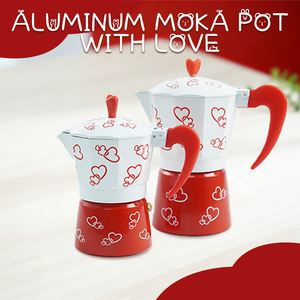 <span class=keywords><strong>Cafetera</strong></span> Moka <span class=keywords><strong>Roja</strong></span> Personalizada, <span class=keywords><strong>Cafetera</strong></span> Espresso Portátil Personalizada, <span class=keywords><strong>Cafetera</strong></span> Moka de Aluminio de 1, 2, 3, 6, 9 y 12 Tazas - Product Image 6