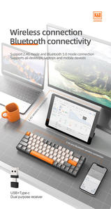 <b>Computer</b> <b>Accessories</b> Products Gaming Keyboard 80 Mechanical Keyboard Gaming Ambidextrous for Laptop Desktop - Product Image 6