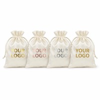 Sacs cadeaux en satin avec cordon de serrage pour mariage, pochettes pour dragées, emballage de bonbons et bijoux pour fête, sacs de rangement