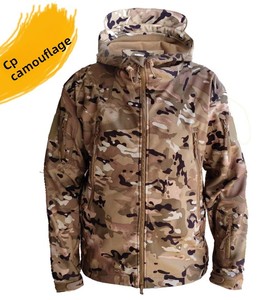 Winter Outdoor <strong>Waterproof</strong> Camouflage <strong>Warm</strong> Tactical Softshell <strong>Jacket</strong> Men's Tactical Hunting Windbreaker <strong>Jacket</strong> with Velcro - Product Image 6