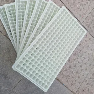 200 Cells Plastic PET/PS H Cavity Seed Starter Hydroponics Tray for Pepper and Bitter Gourd