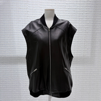 Nouvelle arrivée, veste en cuir côtelée à col en V pour femmes, sports d'hiver en plein air, manches amovibles en peau de mouton, imperméable, coupe-vent, fermeture éclair