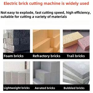 Nouvelle machine de découpe électrique de bureau de haute qualité pour briques de mousse, briques de béton et briques légères, avec bloc de gaz intégré - Product Image 2