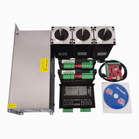 3 Axes 1.8 Degrés 1.2nm 2nm 3nm Nema 23 Moteur Pas à Pas Pilote Alimentation Contrôleur Carte Kit CNC Hybride 1.8nm 2nm 3nm Nema 23