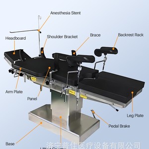 Electric Operating Table For Hospital Use Multi Functional With Lifting Mechanism Gynecological Examination Bed Delivery Bed - Product Image 2