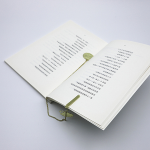 Clips Metálicos Personalizados para Papel, Marcadores de Libros con Cadena y Etiqueta Bonita - Product Image 3