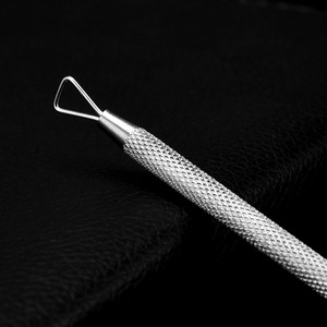 Dụng cụ tẩy móng một đầu dụng cụ làm móng bằng thép không gỉ cào dầu cao su máy bay hai đầu đầu phẳng đẩy ST - Product Image 2