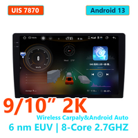Autoradio GPS LODARK N6 9/10 pouces 2K avec écran QLED, Android 13, UIS7870SC 6nm Octa Core, 4G LTE