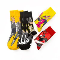 Nouveau Design Hotselling Femmes et Hommes Chaussettes Vintage Style Street Skateboard Middle Tube Chaussettes