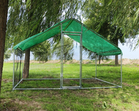 Poulailler de jardin 6*3*2m, robuste, en métal, pour l'élevage de volailles, cage à poulets