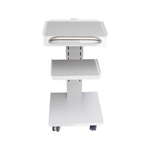 Chariot dentaire mobile à trois niveaux avec 4 roulettes, pratique pour les soins bucco-dentaires et l'utilisation hospitalière - Product Image 1