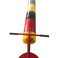 KeepFuns-Jeu de Balayeuse à Obstacle Gonflable Rotative, Course à Obstacles, Défi Sportif