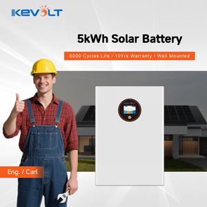 Kevolt nhà máy giá 48V 100AH LiFePO4 pin năng lượng mặt trời lưu trữ năng lượng pin 5kwh <span class=keywords><strong>Lithium</strong></span> cho ngôi nhà của bạn - Product Image 1
