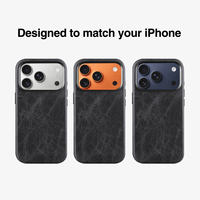 Étui magnétique de luxe en cuir italien de haute qualité pour 15/16/17/18 Pro Max avec protection à 360° Accessoires technologiques personnalisés