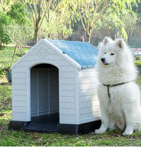 บ้านสุนัขพลาสติกแบบโมเดิร์นสั่งทำขายส่ง สำหรับใช้ภายนอกและภายในอาคาร กันน้ำ บ้านสุนัขขนาดใหญ่สำหรับสุนัขพันธุ์ใหญ่ เต็นท์บ้านสัตว์เลี้ยงแบบมีฉนวน - Product Image 1