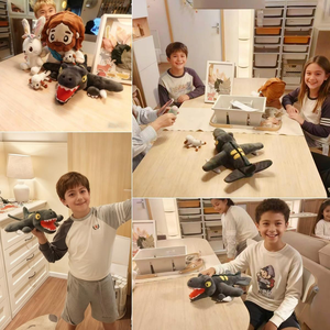 Juguete de Peluche de Dinosaurio con Forma de Avión Personalizado al por Mayor, Dinosaurio Volador con Boca Abierta, Animal de Peluche para Niños y Bebés - Product Image 4