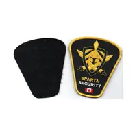 Insignia de servicios de seguridad Sparta, parche bordado de seguridad, insignia para uniforme, productos OEM