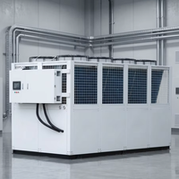 Refroidisseur à vis industriel de niveau industriel de 120 CV refroidi par air pour la fabrication de batteries avec acier inoxydable approuvé ISO
