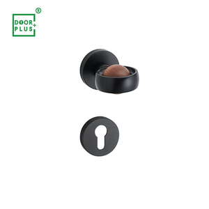 Ensemble de poignée et de serrure de porte en alliage de zinc moderne Doorplus pour les portes de chambre, de salle de bain, d'hôtel et de cuisine - Product Image 3
