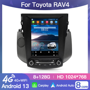 วิทยุ HFMidia หน้าจอแนวตั้ง 10.4 นิ้ว พร้อมบลูทูธ สำหรับรถยนต์โตโยต้า RAV4 ปี 2005-2013 รองรับ Wireless CarPlay และระบบเล่นอัตโนมัติ - Product Image 2