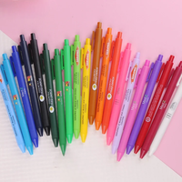Stylo bille sport en plastique avec logo personnalisé, impression UV, corps coloré, écriture fluide 1,0 mm pour fournitures de bureau
