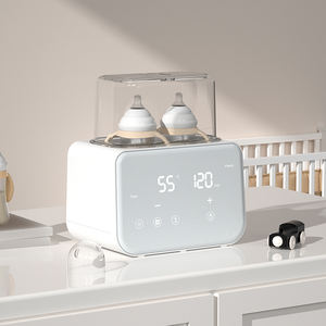 Akıllı Dijital Biberon Isıtıcı OEM/ODM 24 Saat Isıtma Büyük Dokunmatik Ekranlı Çift Biberon Isıtıcı - Product Image 4